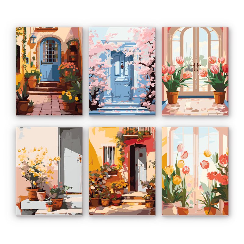 Colorful Doors of Joy Set