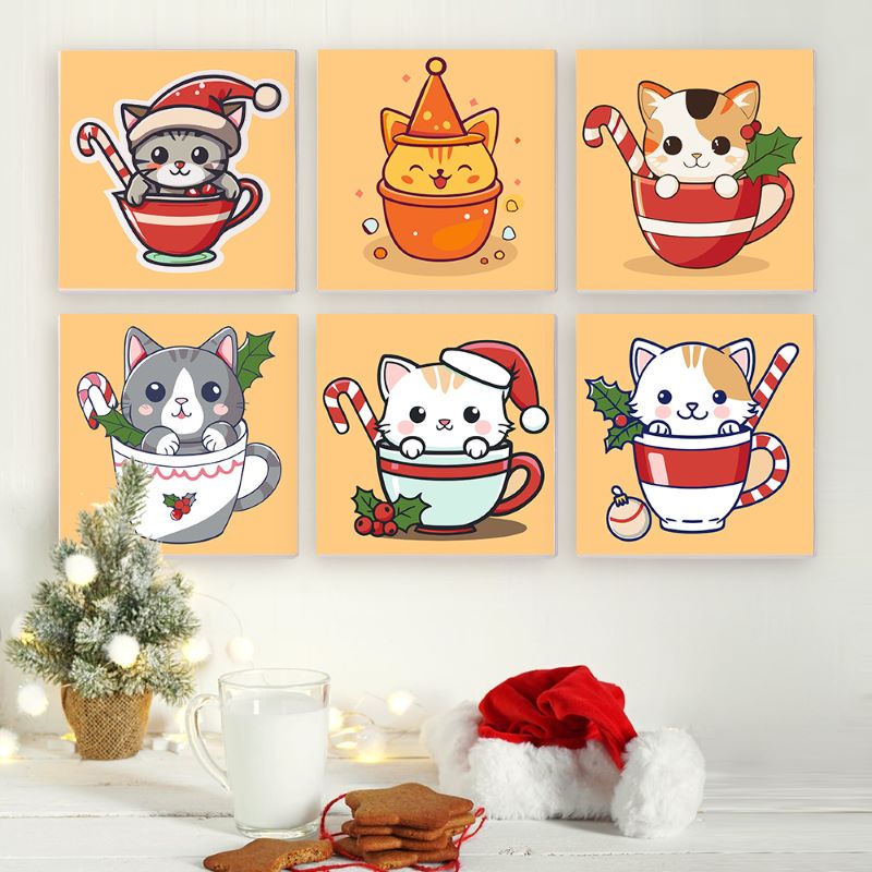 Holiday Cats in Joy