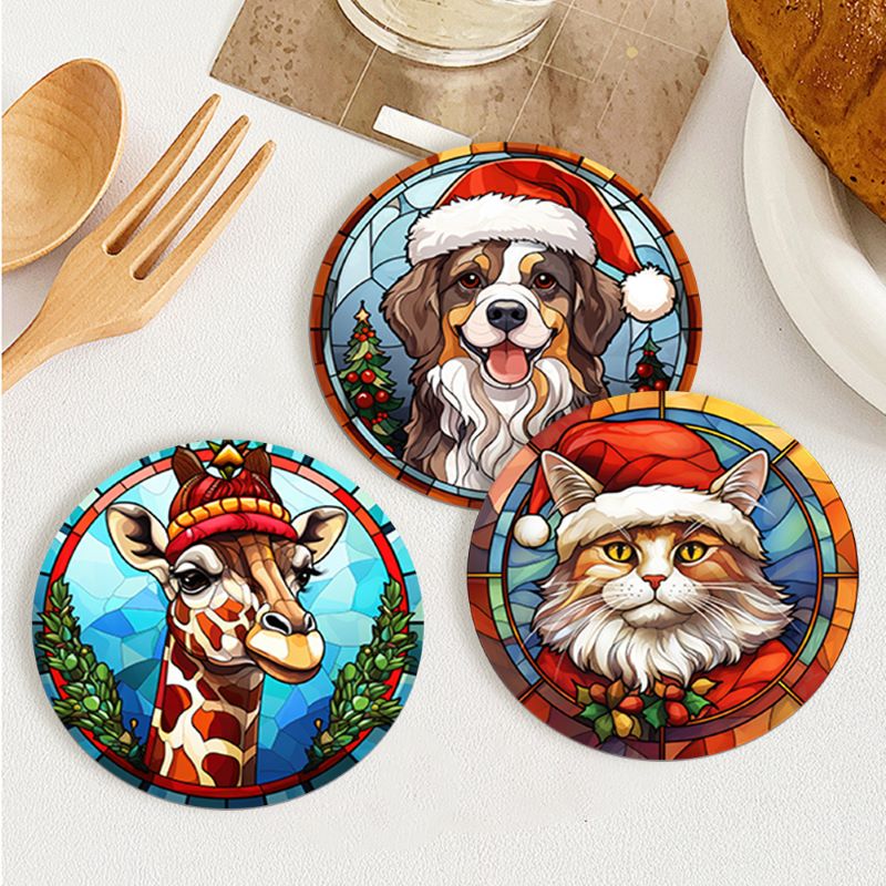 Holiday Coasters - 6-Piece Set