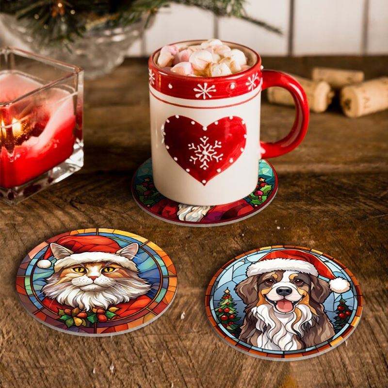 Holiday Coasters - 6-Piece Set