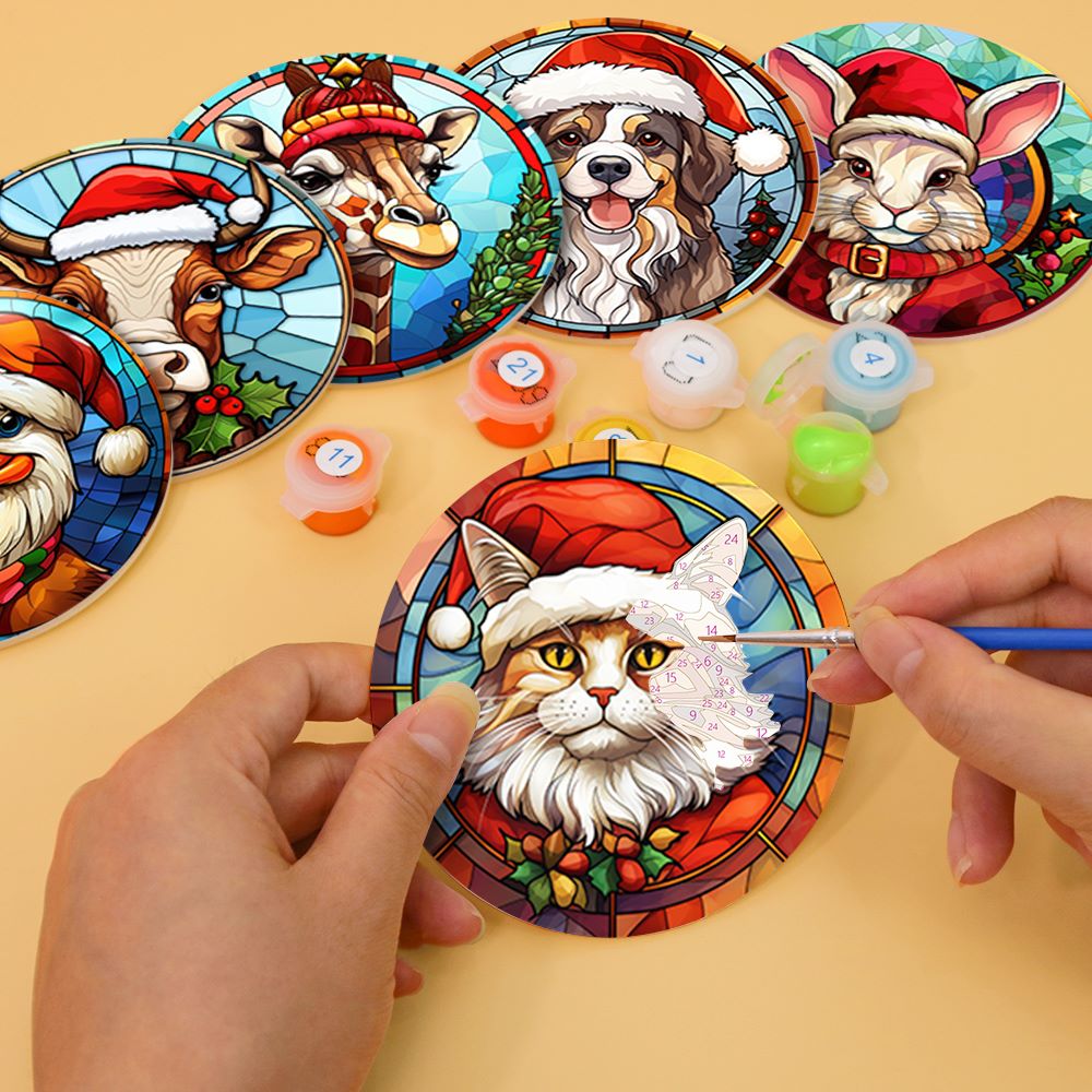 Holiday Coasters - 6-Piece Set