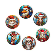 Holiday Coasters - 6-Piece Set