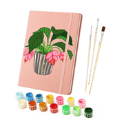 Houseplant Harmony: Paintable Notebook