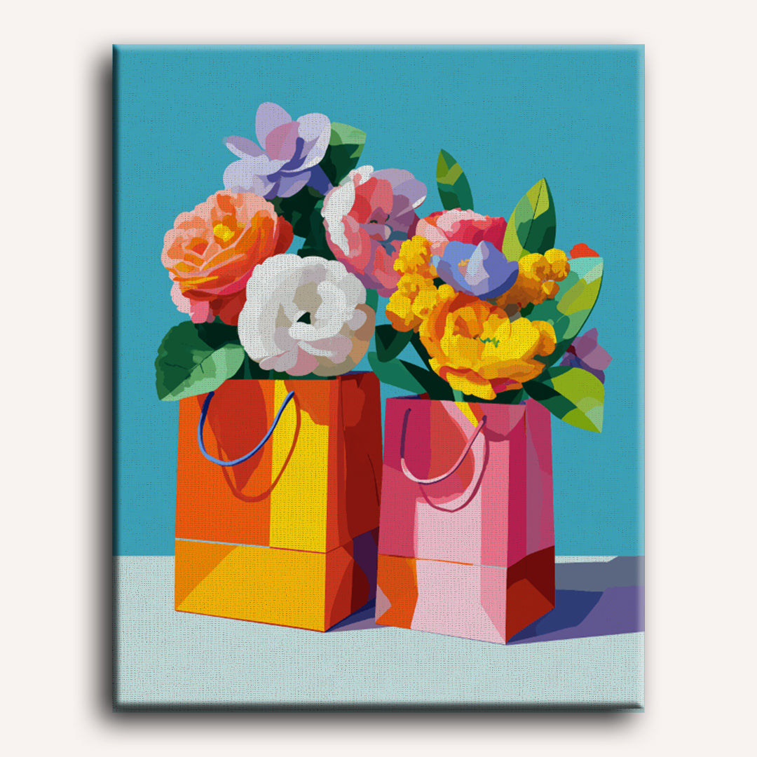 Blooming Gift: Paper Bag Florals