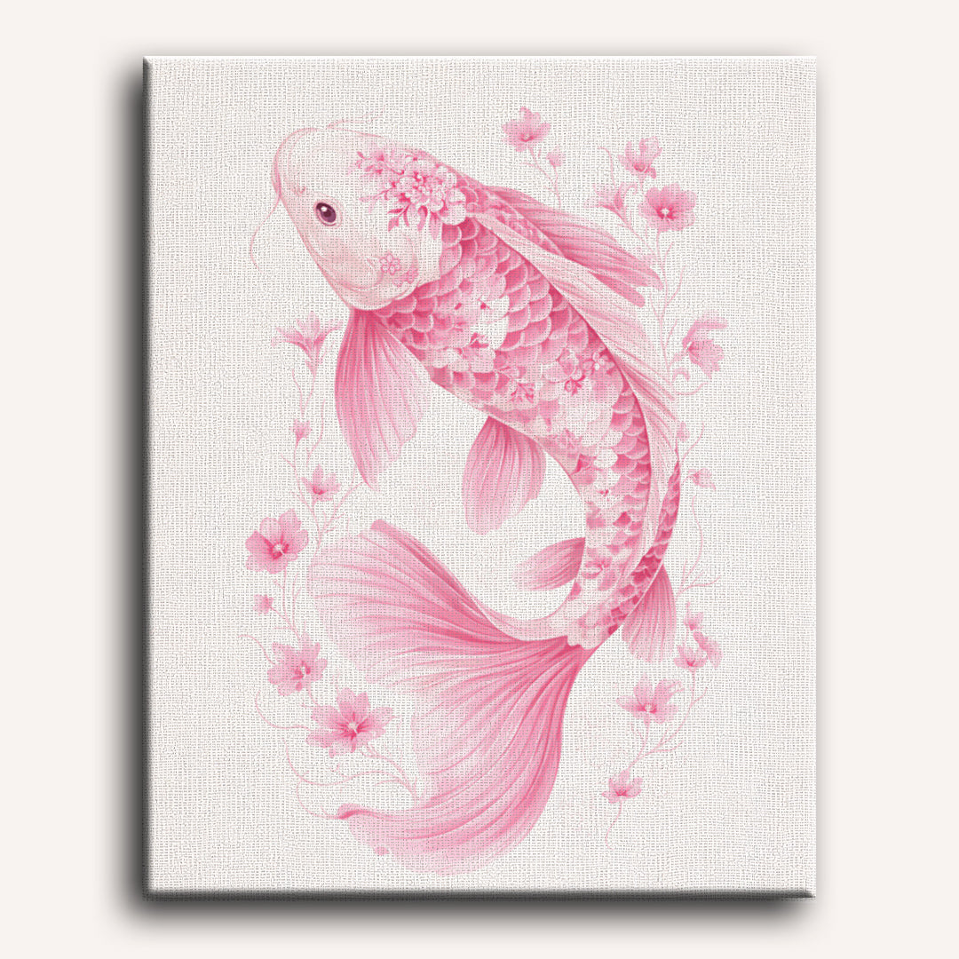 Pink Koi Serenity
