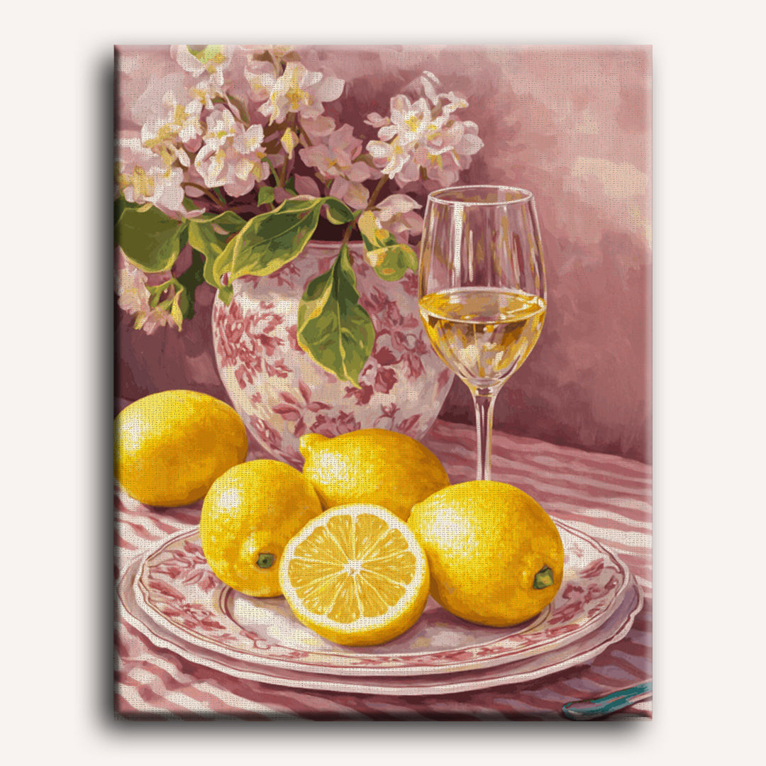 Pink Porcelain Still Life