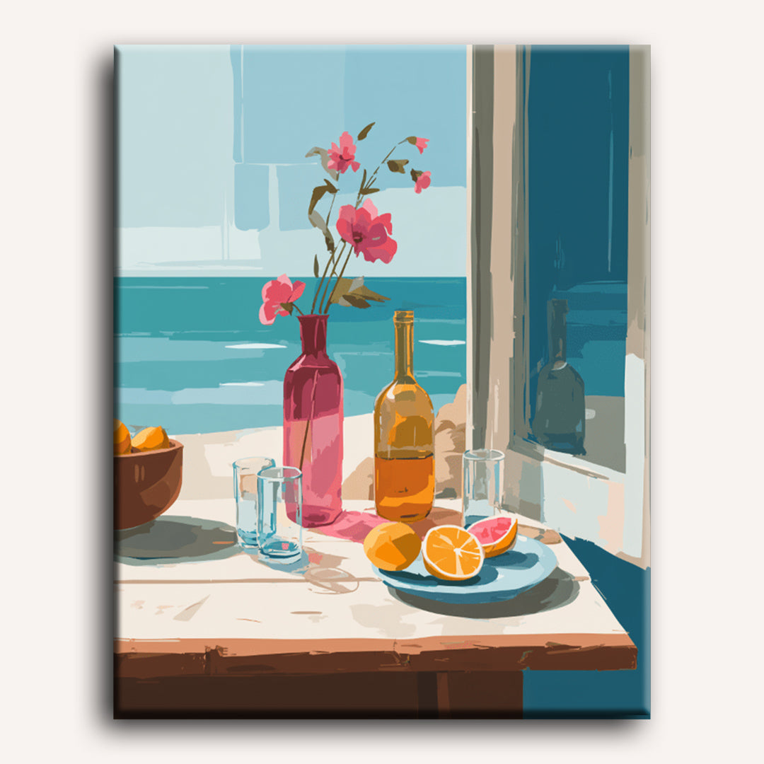 Mediterranean Seaside Still Life