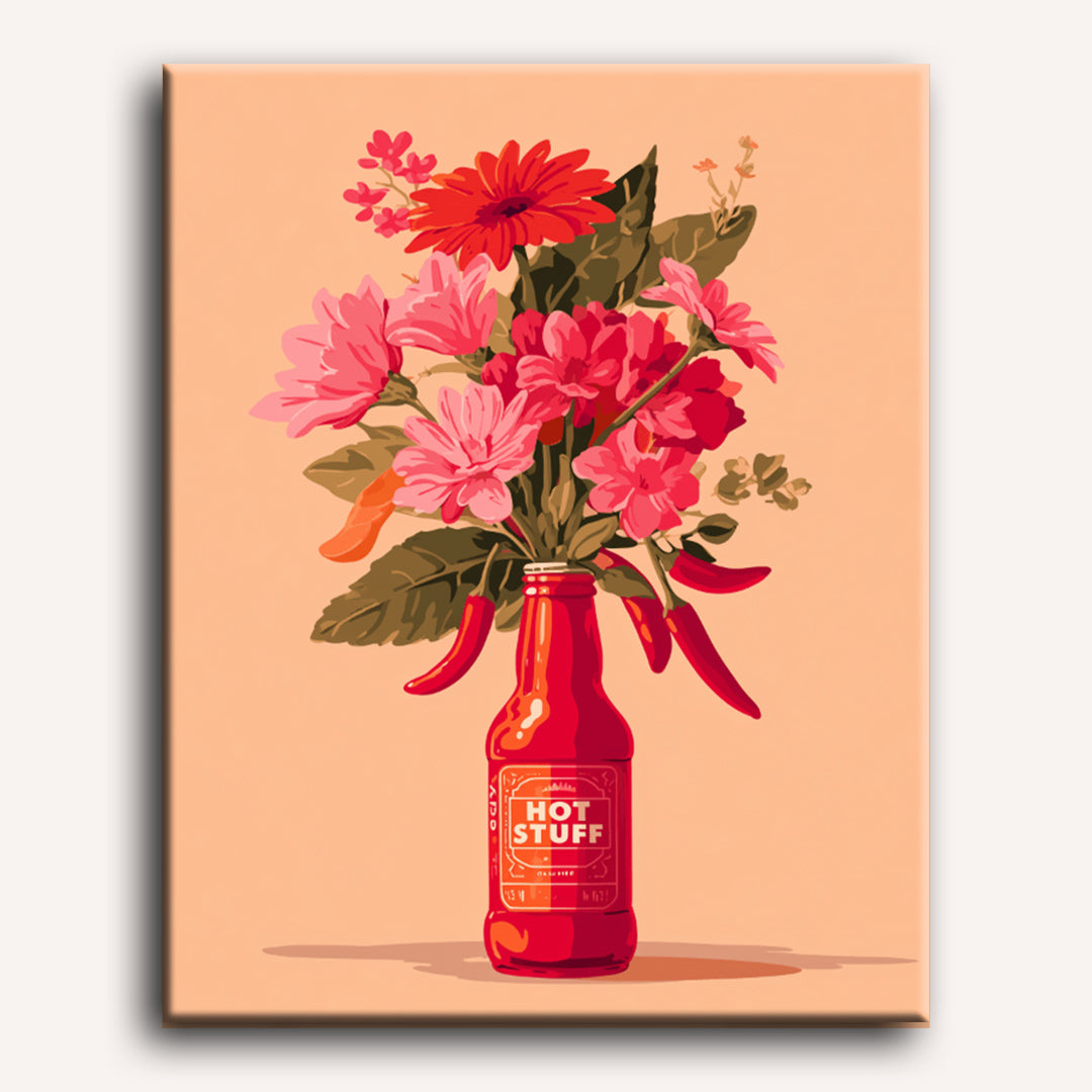 Fiery Flower Bouquet