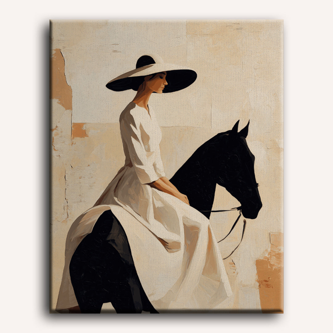 Graceful Gallop: Elegant Equine Portrait