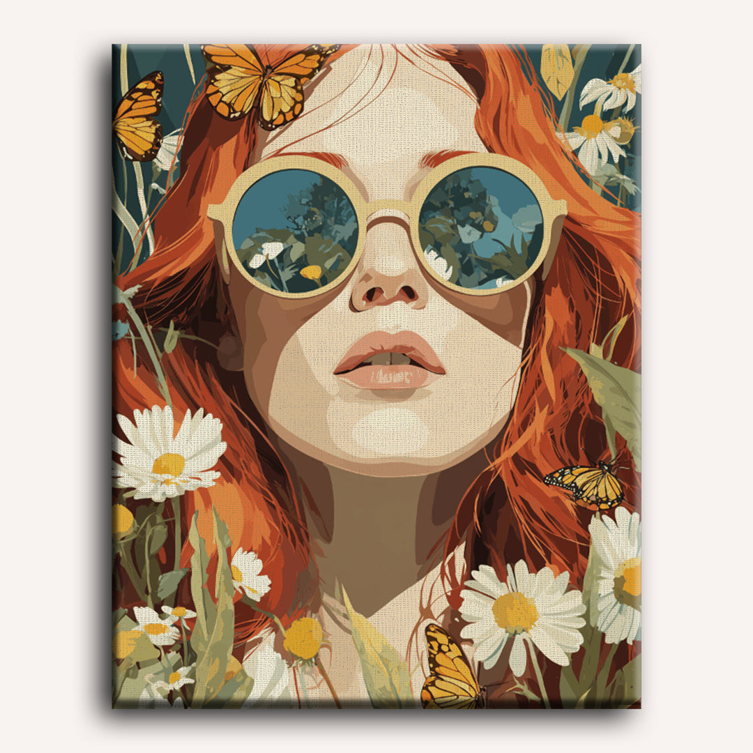 Floral Reflections | Paint by Number