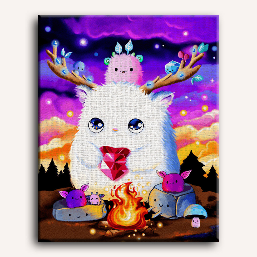 Magical Forest Campfire