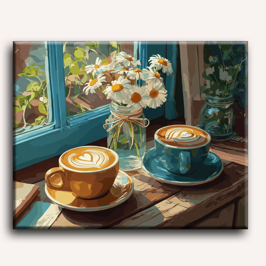Village Charm: Coffee & Flowers