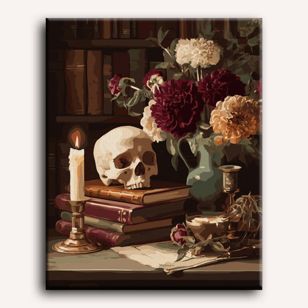 Vintage Library Whispers | Paint by Number