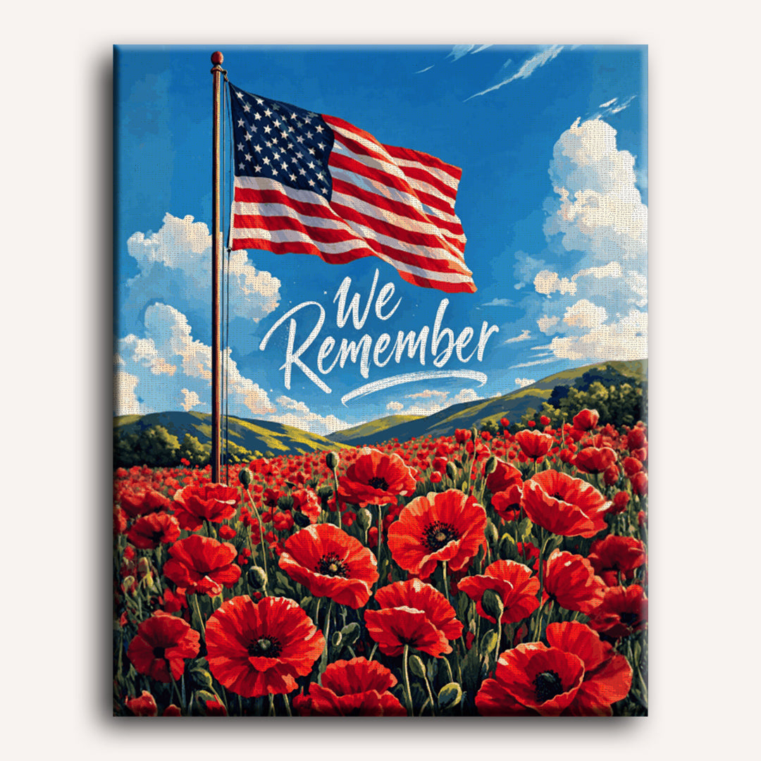 Memorial Day Field | Paint by Number