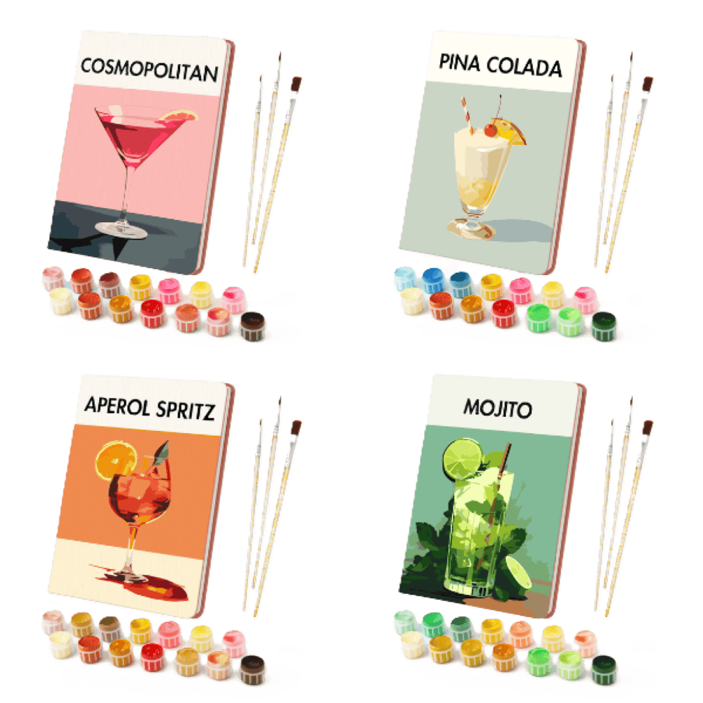 Sip & Sketch: Drink-Themed Notebook