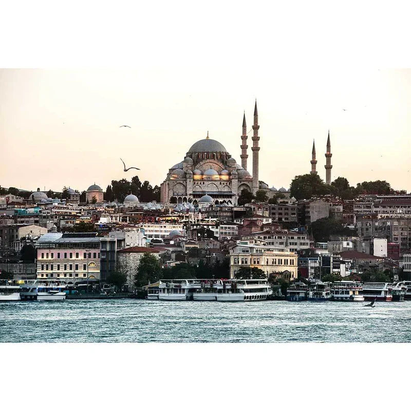 Istanbul Sunset Over the Bosphorus