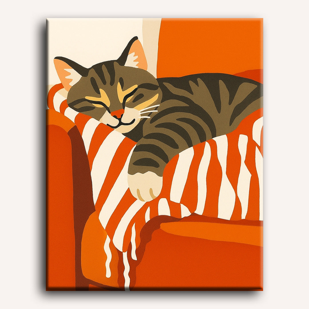 Cozy Cat Naptime