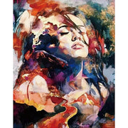 Rainbow Woman Portrait