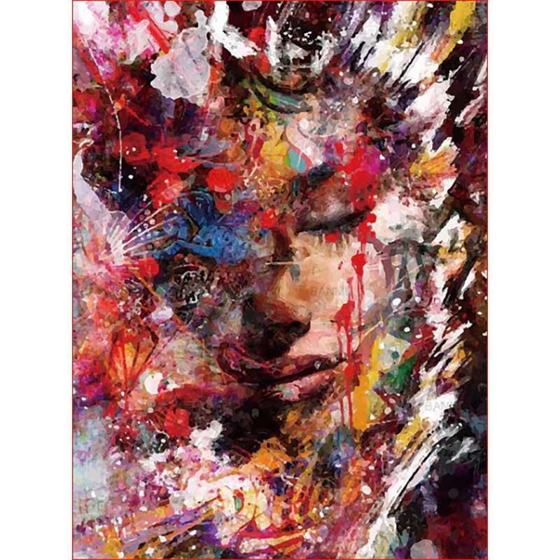 Vivid Woman Portrait