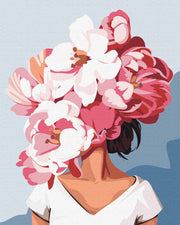 Pink-Haired Flower Girl