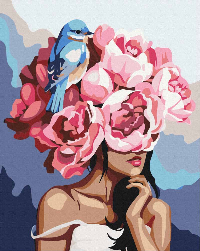 Girl with Floral Crown