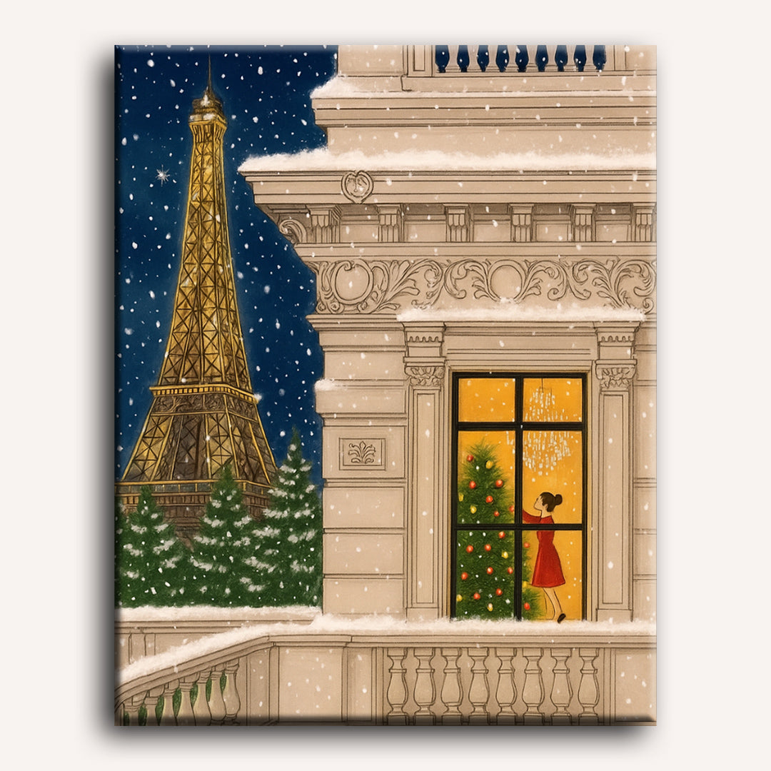Parisian Christmas Evening