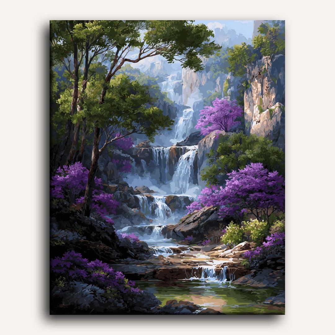Purple Mountain Waterfall