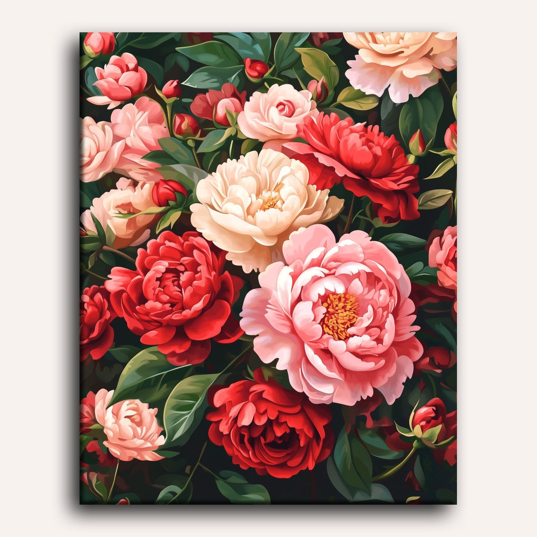 Peony Bliss | Paint by Number